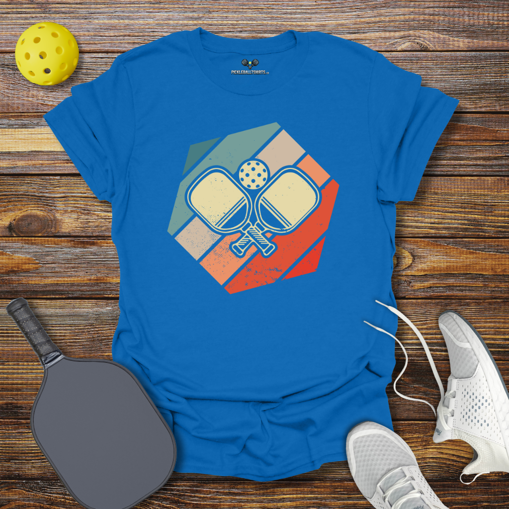 Funny Pickleball Shirt –  Pickleball Retro Padles T-Shirt