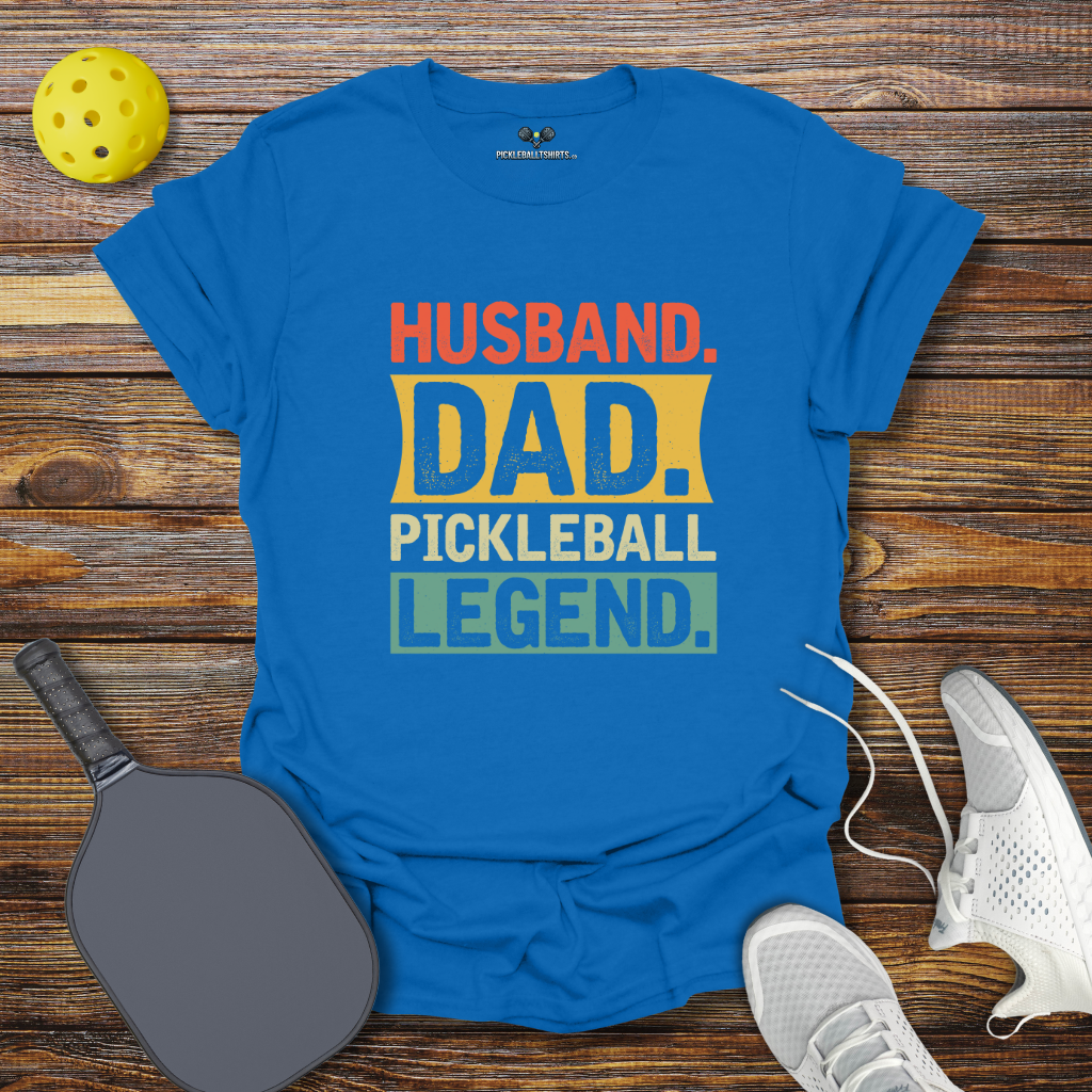 Funny Pickleball Shirt –  Husband Dad Pickleball Legend T-Shirt