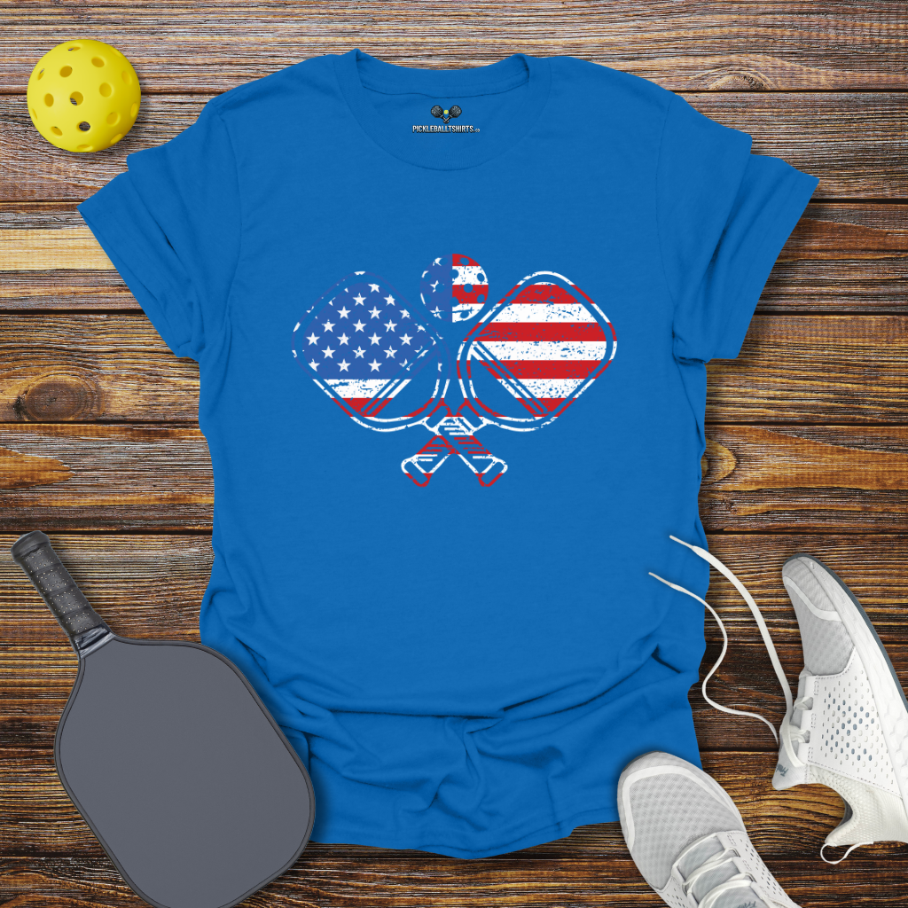 Funny Pickleball Shirt –  USA Pickleball Padles T-Shirt