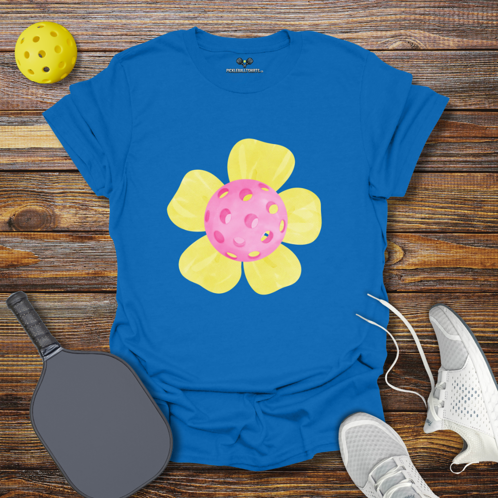 Funny Pickleball Shirt –  Pickleball Flower 2 T-Shirt