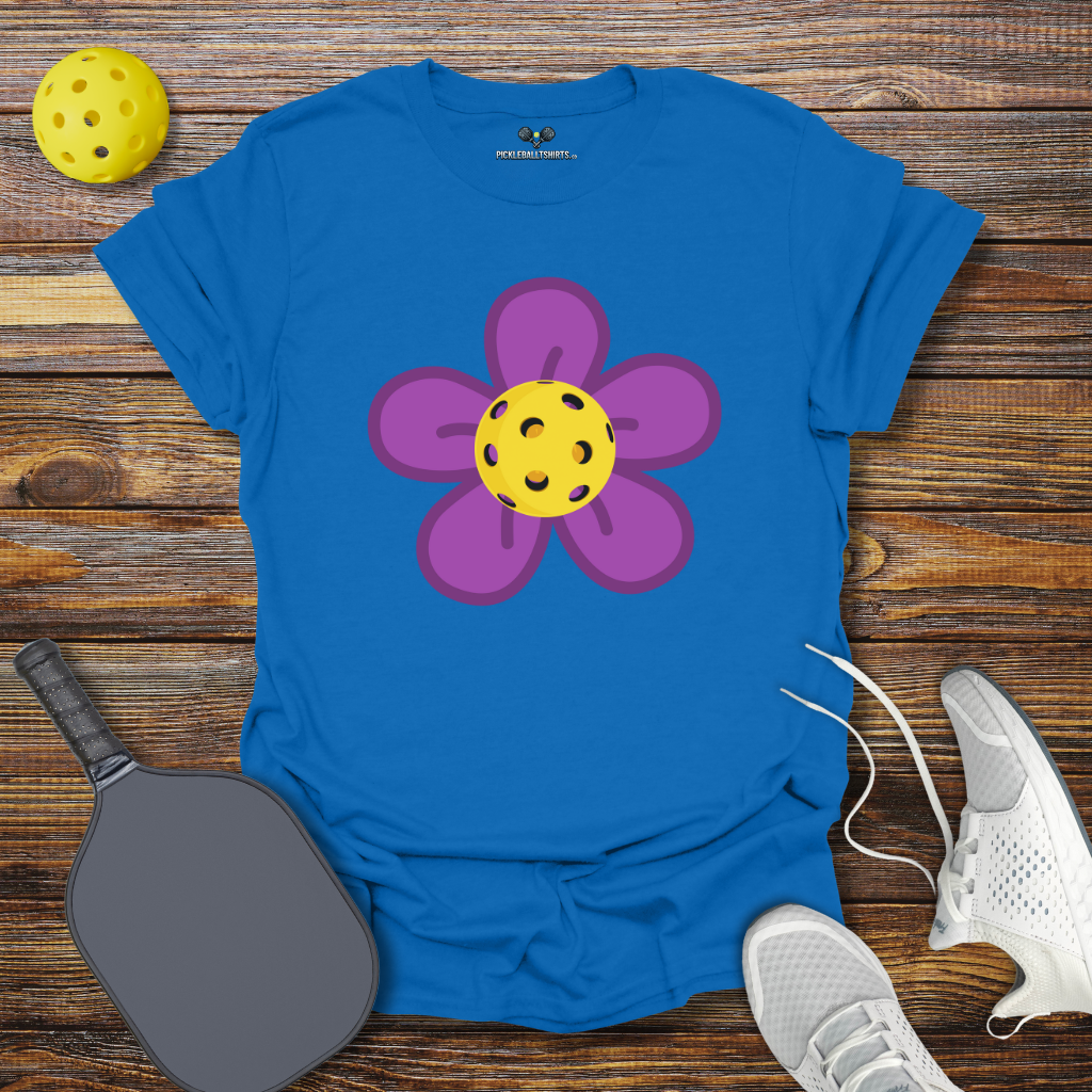 Funny Pickleball Shirt –  Pickleball Flower T-Shirt