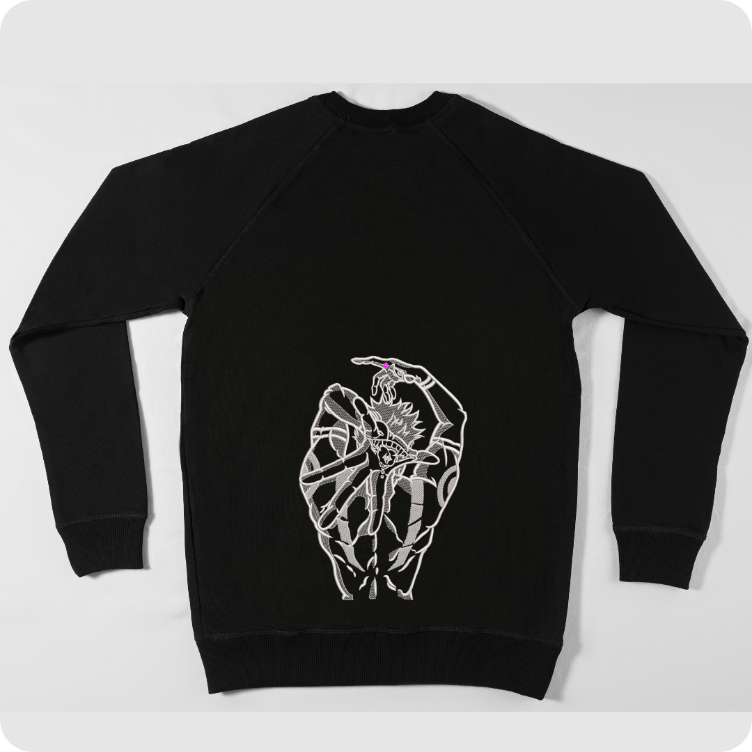 Ryomen Sukuna Jujutsu Kaisen Embroidered Sweater