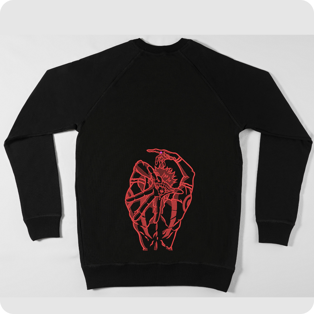 Ryomen Sukuna Jujutsu Kaisen Embroidered Sweater