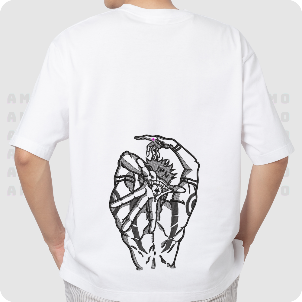 Ryomen Sukuna Jujutsu Kaisen Embroidered T-shirt