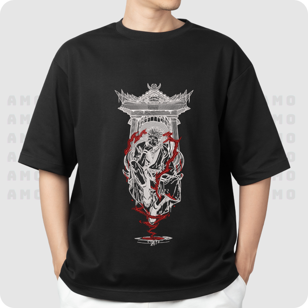 Ryomen Sukuna Jujutsu Kaisen Embroidered T-shirt