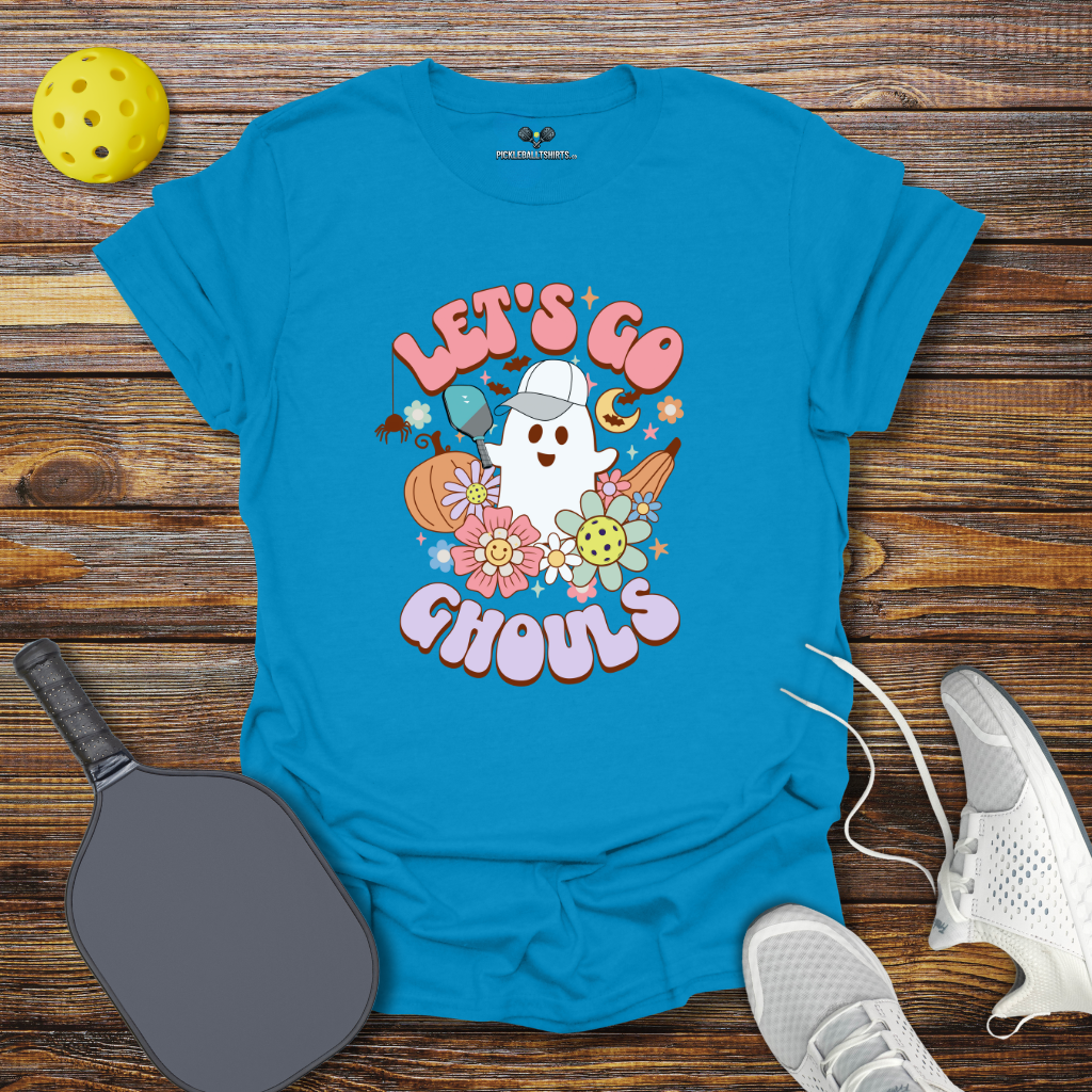 Funny Pickleball Shirt –  Let's Go Ghouls Halloween T-Shirt