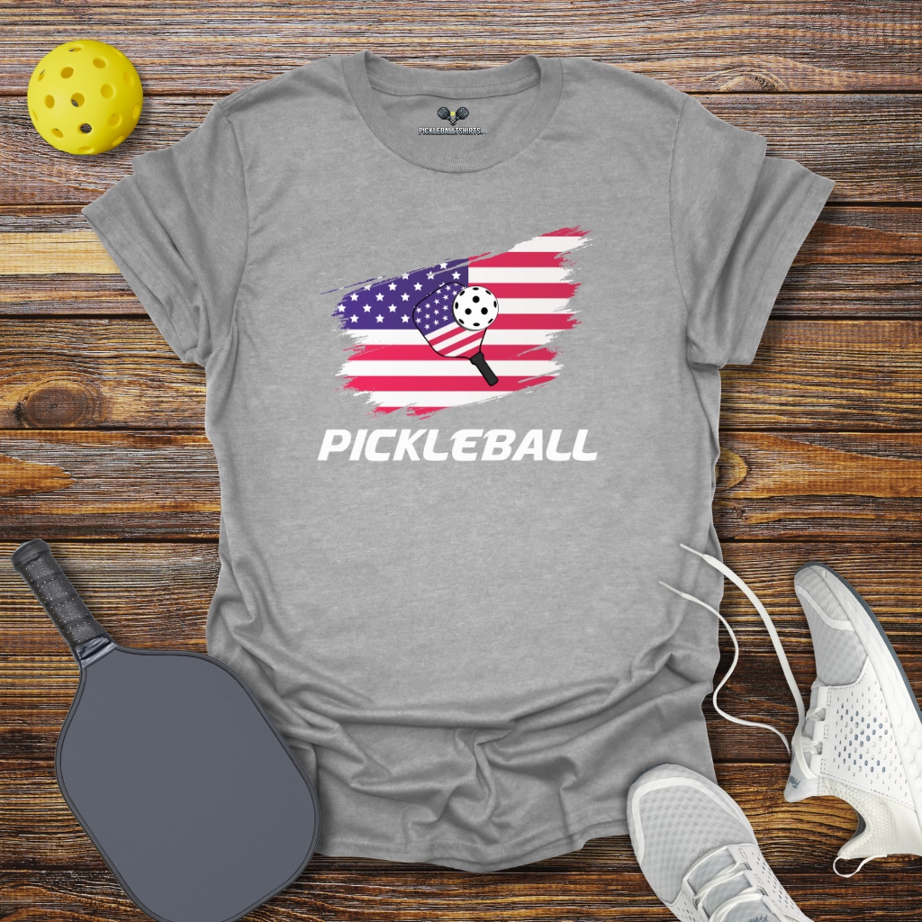 Funny Pickleball Shirt –  Pickleball USA T-Shirt