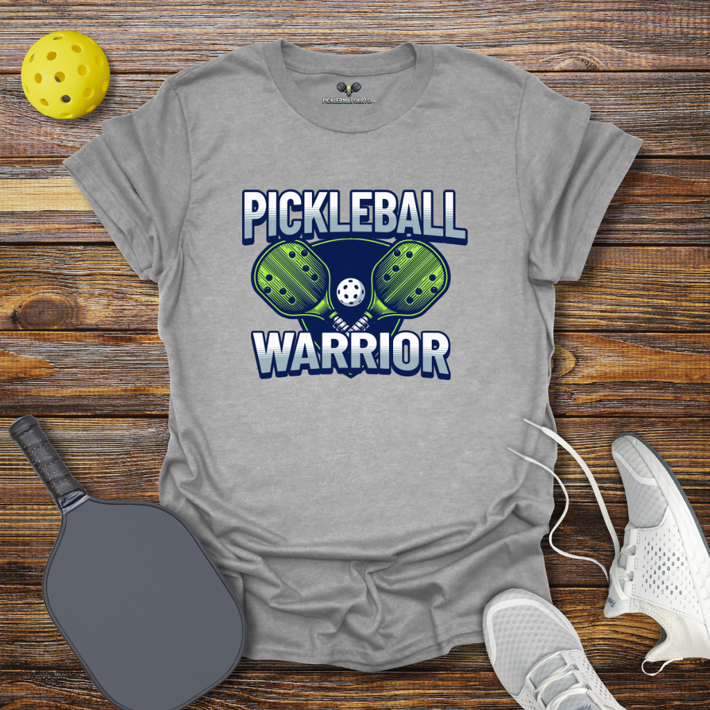 Funny Pickleball Shirt –  Pickleball Warrior T-Shirt