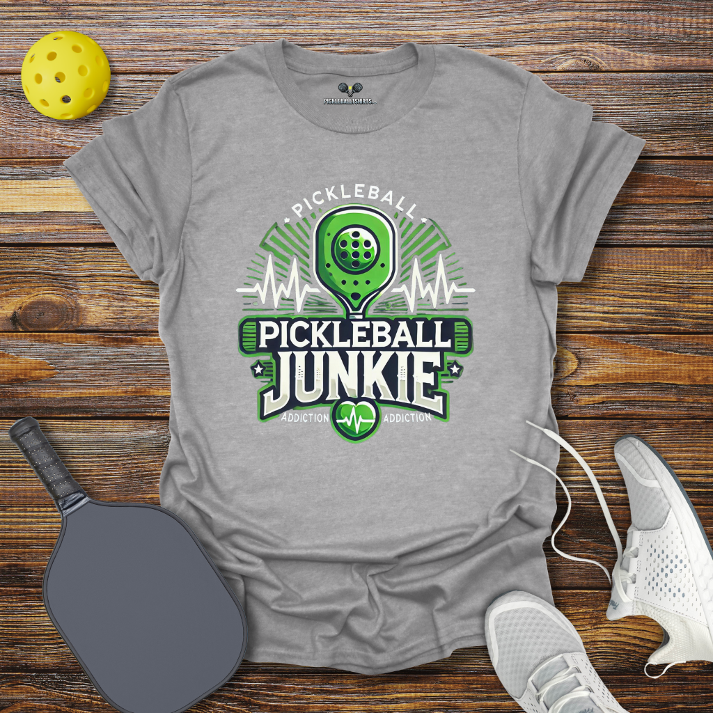 Funny Pickleball Shirt –  Pickleball JUNKIE T-Shirt