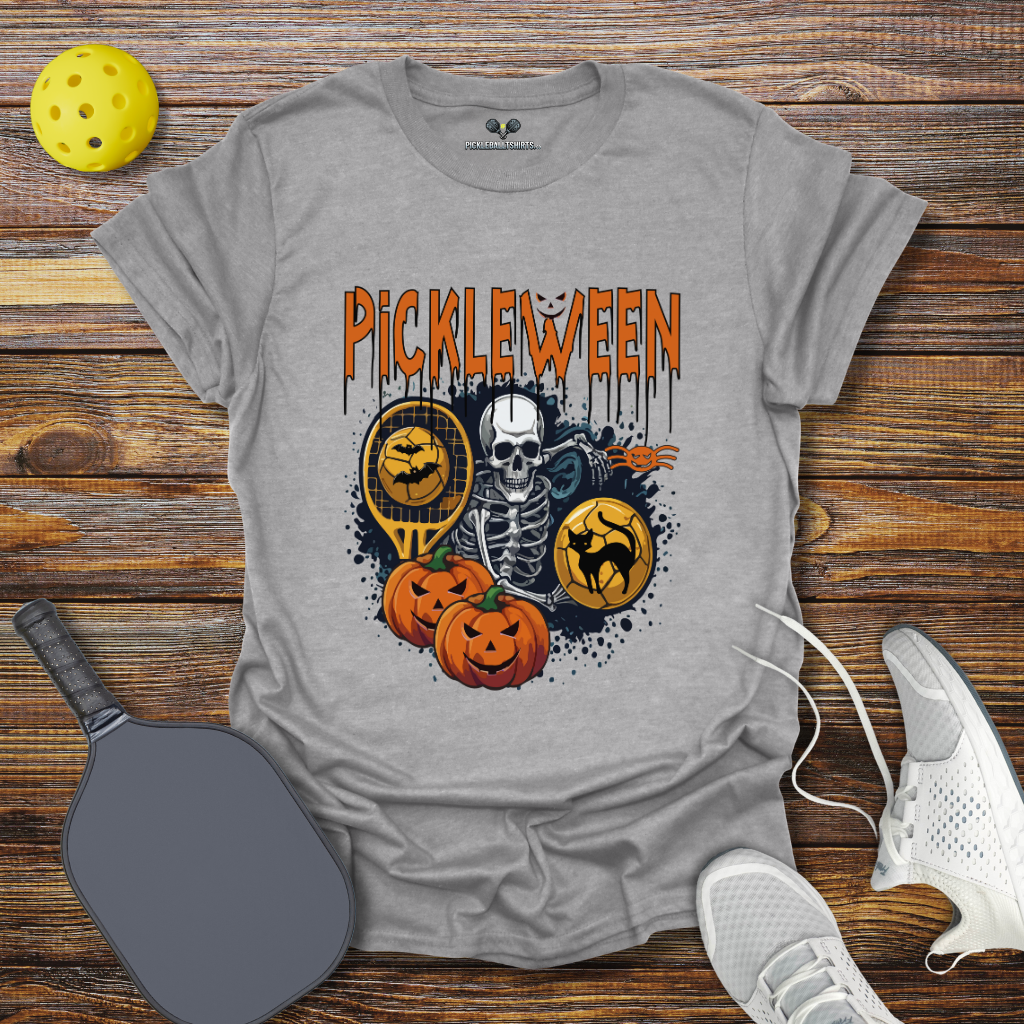 Funny Pickleball Shirt –  Pickleween Halloween T-Shirt