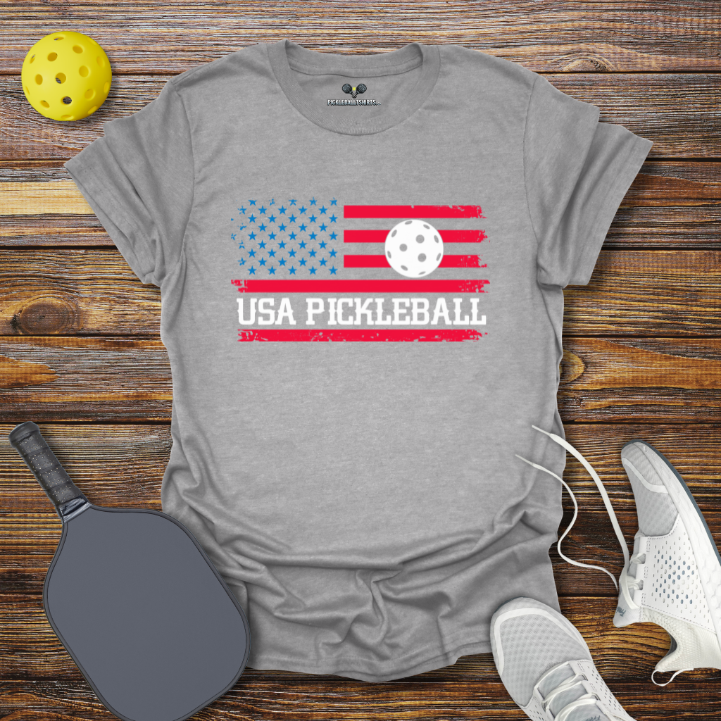 Funny Pickleball Shirt –  USA Pickleball T-Shirt