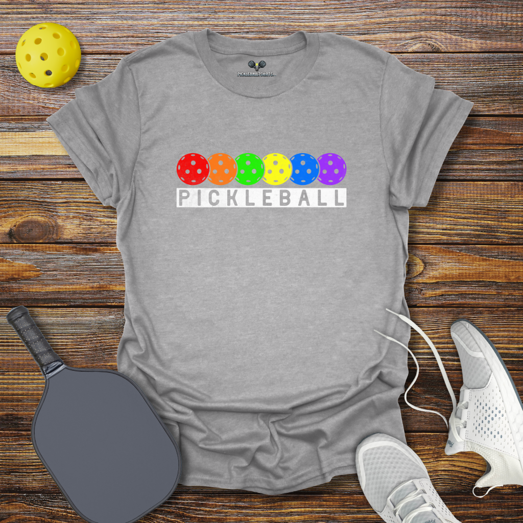 Funny Pickleball Shirt –  Pickleball Retro Balls T-Shirt