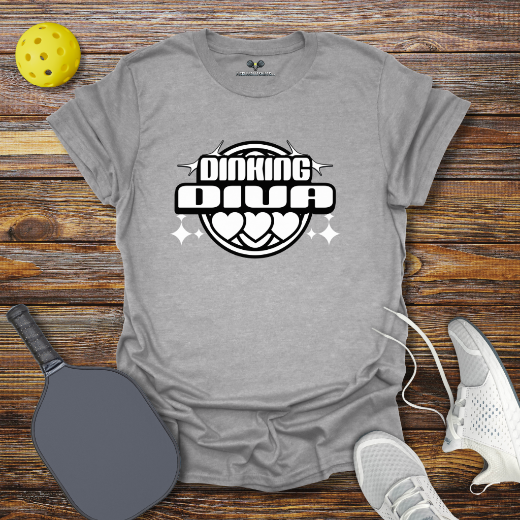 Funny Pickleball Shirt –  Dinking Diva Pickleball T-Shirt