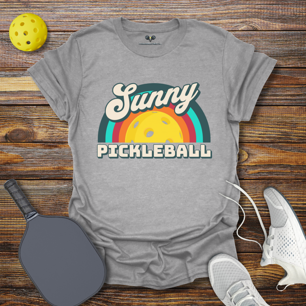 Funny Pickleball Shirt –  Sunny Pickleball Retro T-Shirt