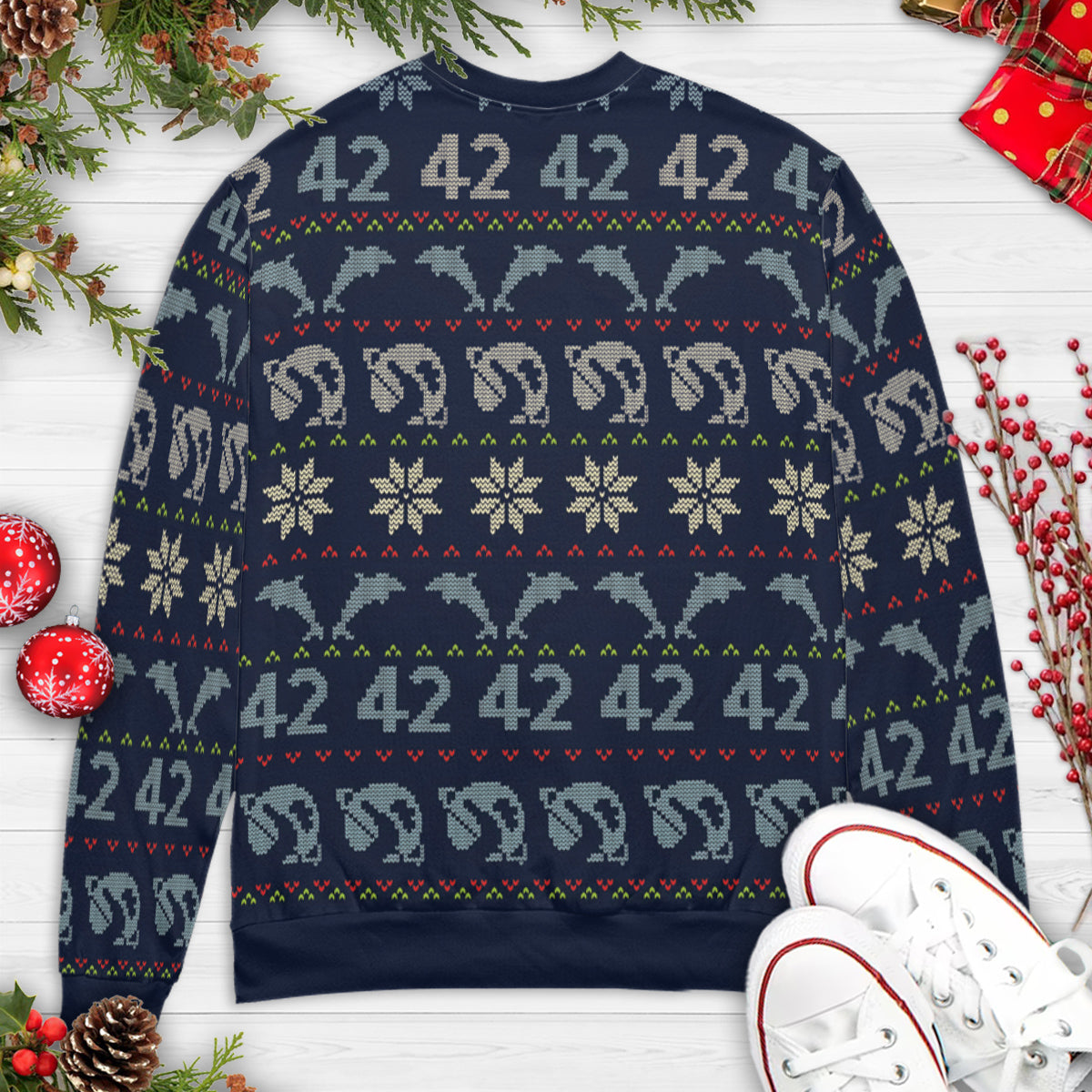 42 Marvin Don't Talk To Me The Hitchhiker's Guide to the GalaxyUgly Christmas Sweatshirt