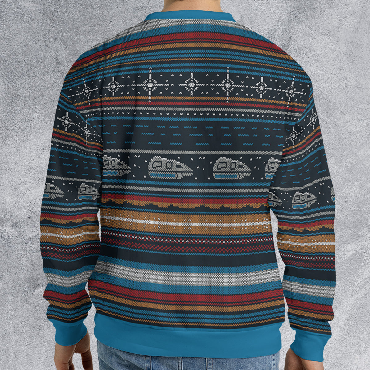 Engaging Holidays Star Trek Ugly Christmas Sweatshirt