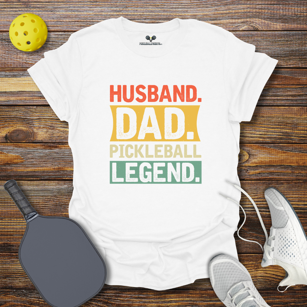 Funny Pickleball Shirt –  Husband Dad Pickleball Legend T-Shirt