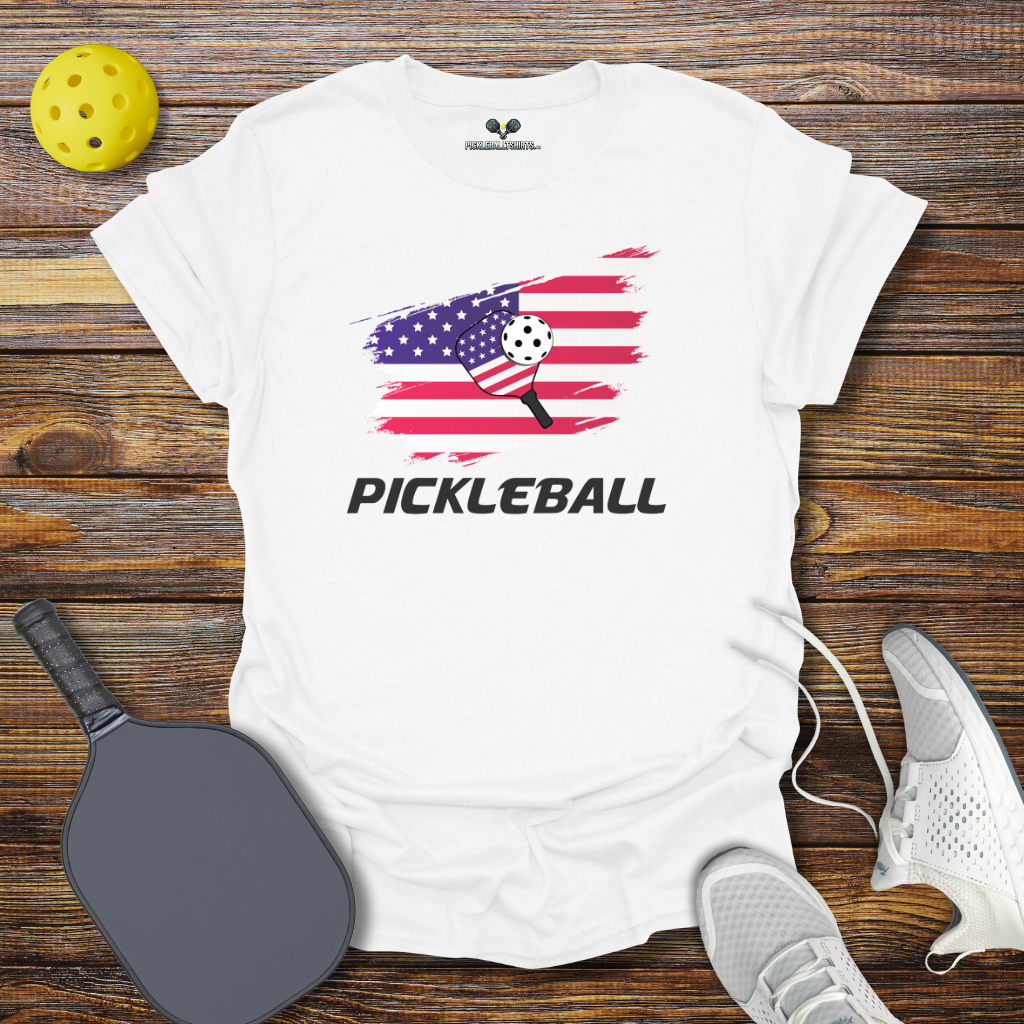 Funny Pickleball Shirt –  Pickleball USA T-Shirt