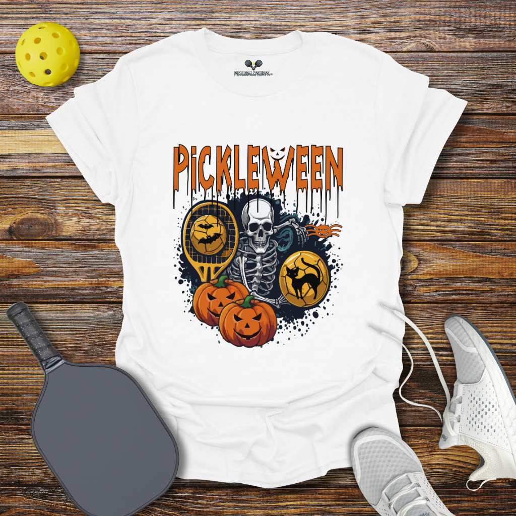 Funny Pickleball Shirt –  Pickleween Halloween T-Shirt