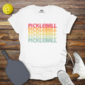 Funny Pickleball Shirt –  Pickleball Retro Colored T-Shirt
