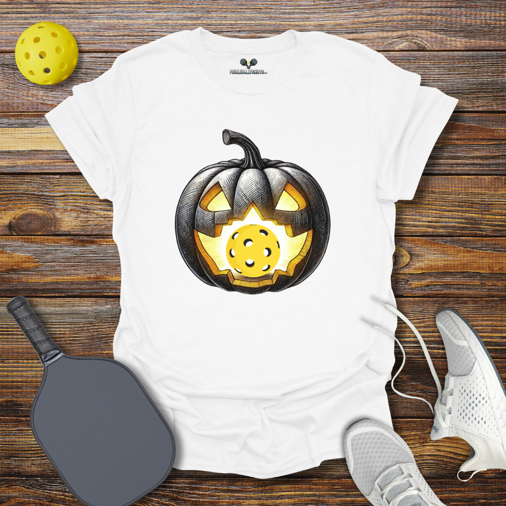 Funny Pickleball Shirt –  Pumpkin Pickleball Halloween T-Shirt