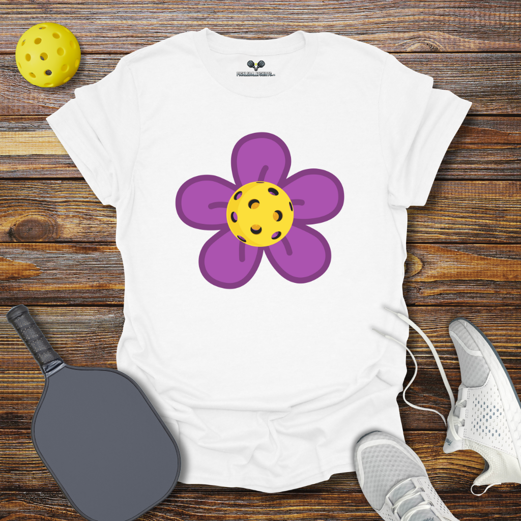 Funny Pickleball Shirt –  Pickleball Flower T-Shirt