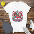 Funny Pickleball Shirt –  Dinkin in Love Valentine V-Neck T-shirt