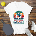 Funny Pickleball Shirt –  Pickleball is my Therapy V-Neck T-shirt