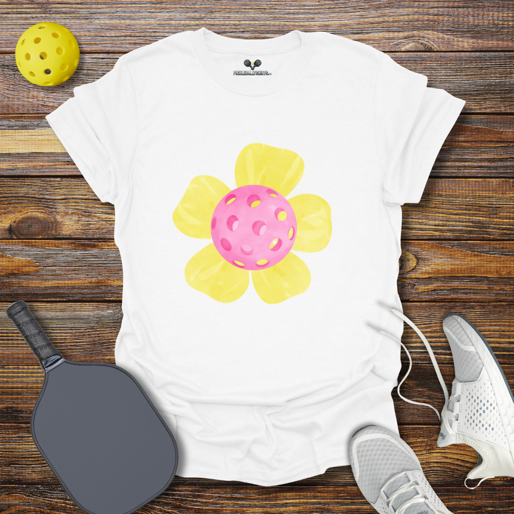 Funny Pickleball Shirt –  Pickleball Flower 2 T-Shirt