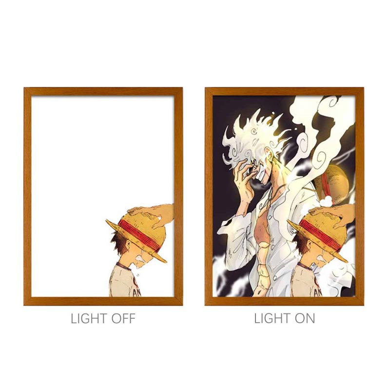 One Piece Anime Light Box Series – LED Light Painting Photo Frames & Wall Art