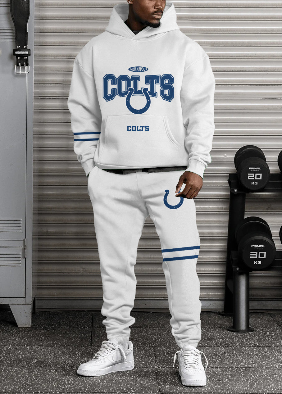 Indianapolis Colts 3D Printed Pullover Hoodie And Sweatpant 2pcs Tracksuits