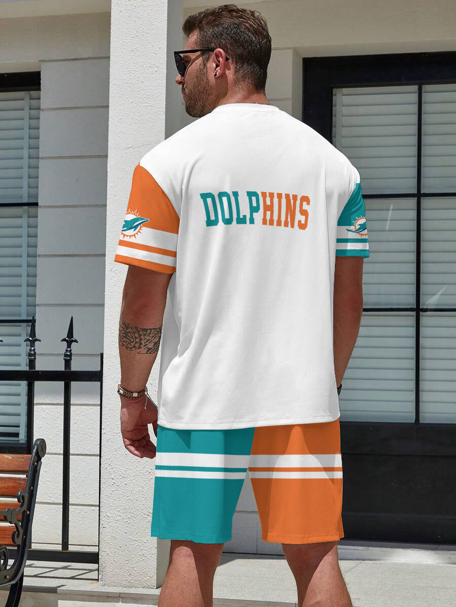 Miami Dolphins  Limited Edition Top And Shorts Two-Piece Suits