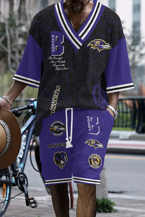 Baltimore Ravens Limited Edition Top And Shorts Two-Piece Suits