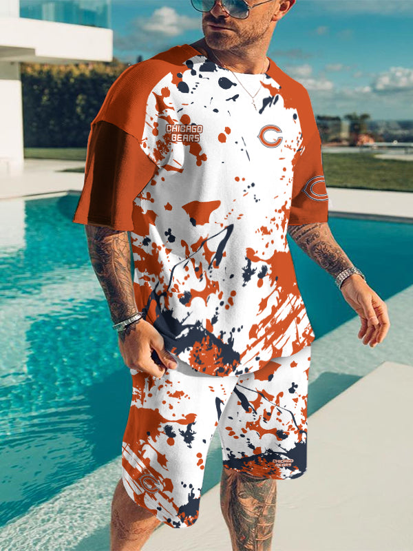Chicago Bears Limited Edition Top And Shorts Two-Piece Suits
