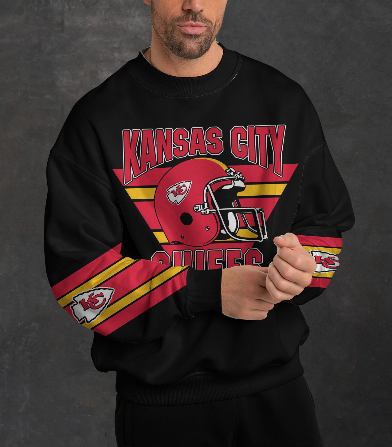 Kansas City Chiefs 3D Limited Edition Crew Neck sweatshirt