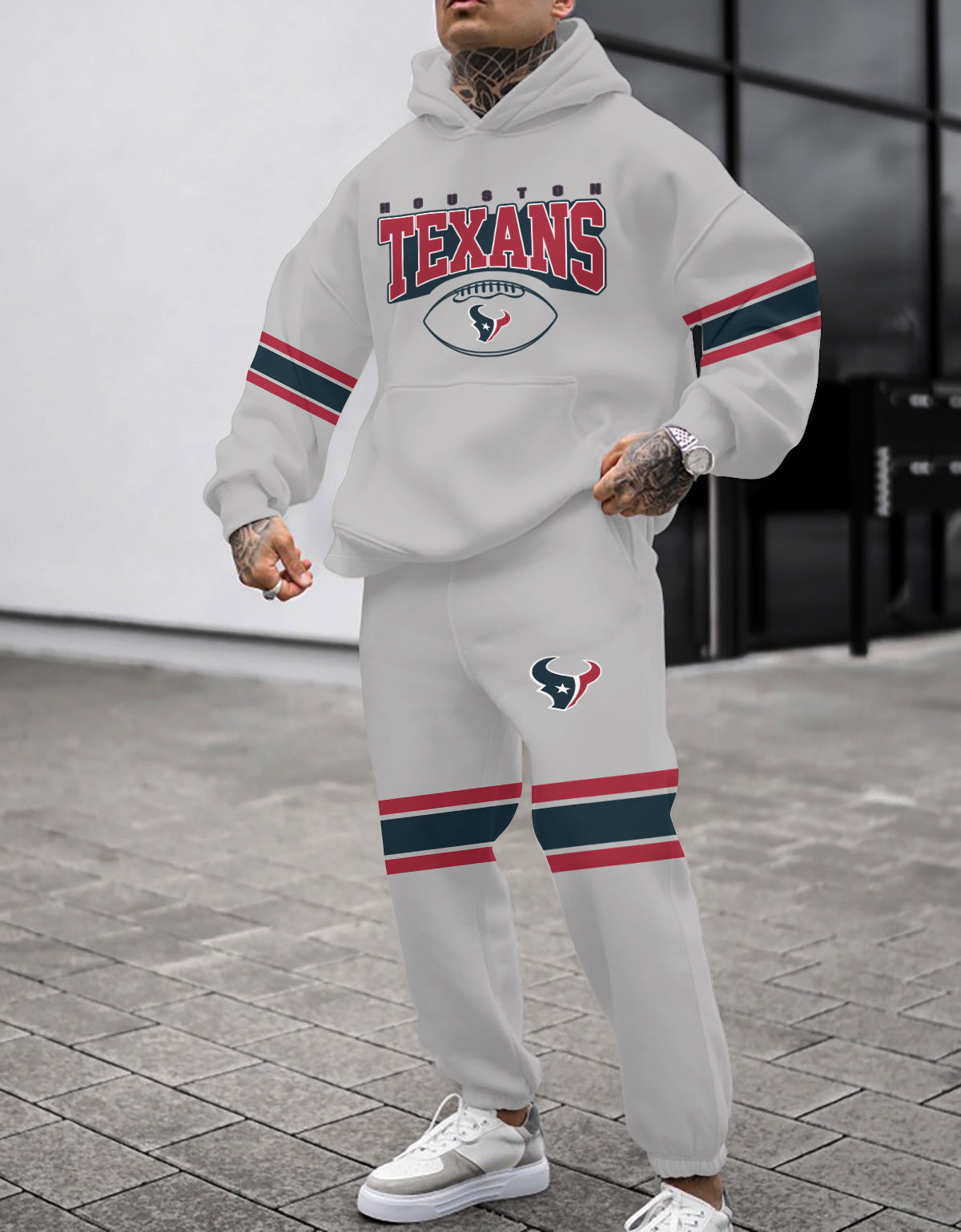 Houston Texans 3D Printed Pullover Hoodie And Sweatpant 2pcs Tracksuits