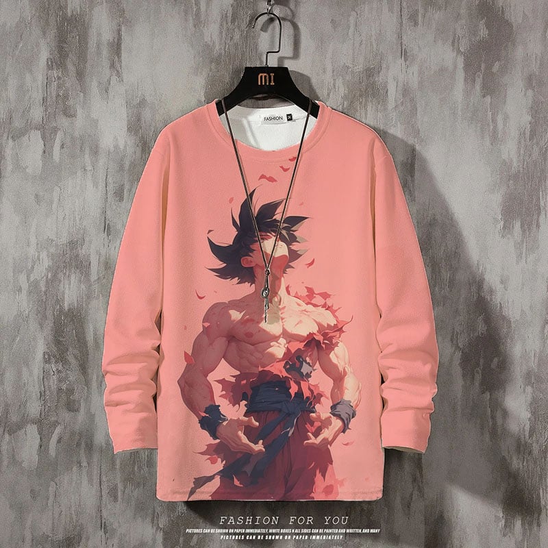 Men's Comic Printed Crew Neck Sweatshirt