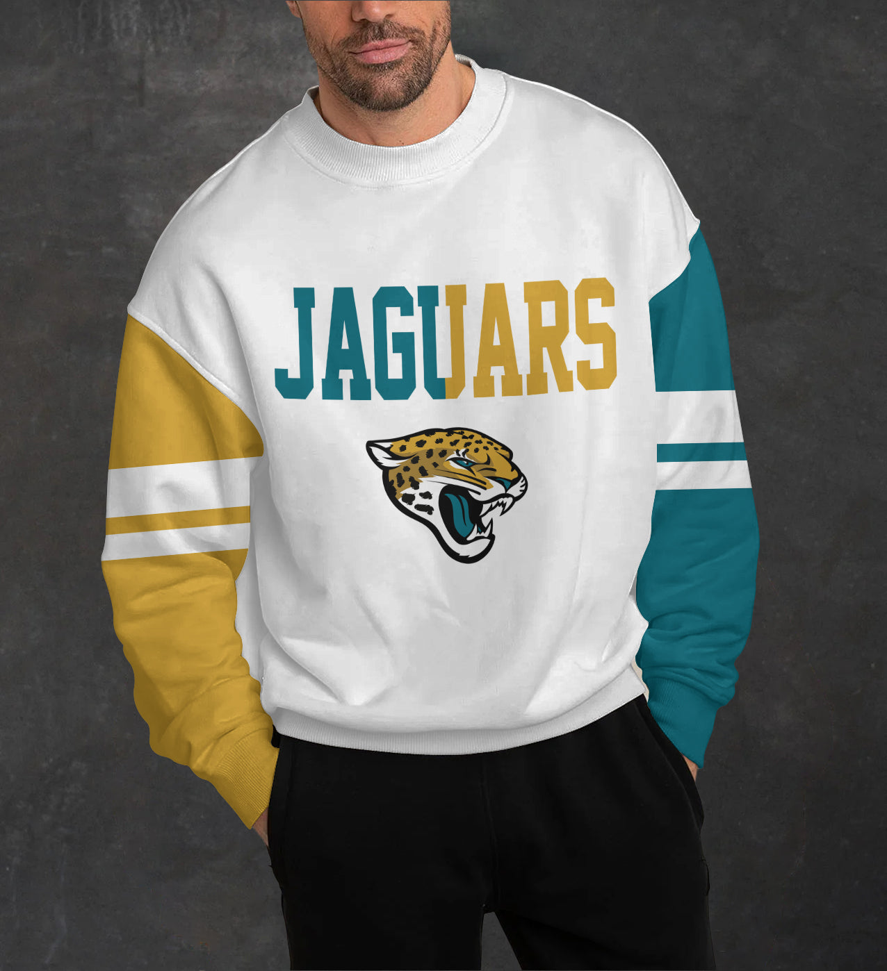 Jacksonville Jaguars 3D Limited Edition Crew Neck sweatshirt