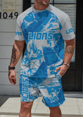 Detroit Lions Limited Edition Top And Shorts Two-Piece Suits