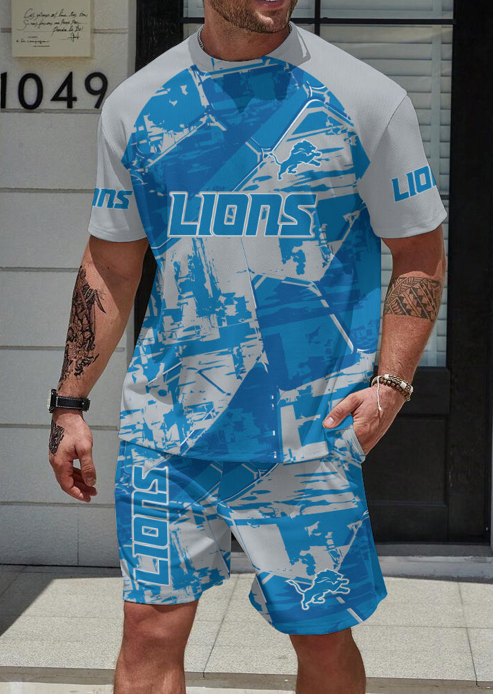 Detroit Lions Limited Edition Top And Shorts Two-Piece Suits