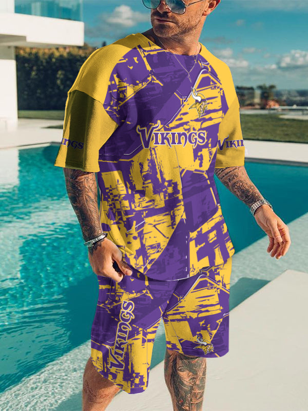 Minnesota Vikings Limited Edition Top And Shorts Two-Piece Suits
