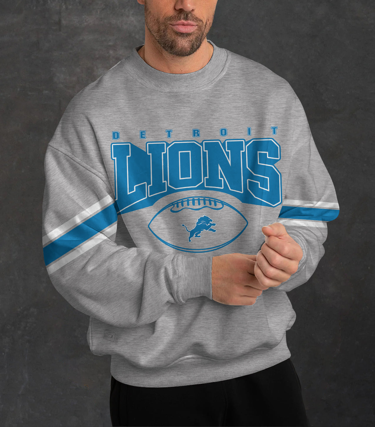 Detroit Lions 3D Limited Edition Crew Neck sweatshirt