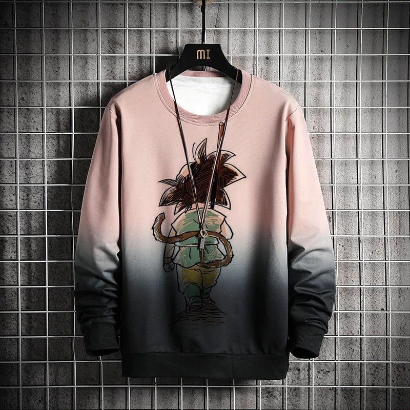 Men's Comic Printed Crew Neck Sweatshirt