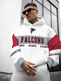 Atlanta Falcons Printed Hooded Pocket Pullover Hoodie