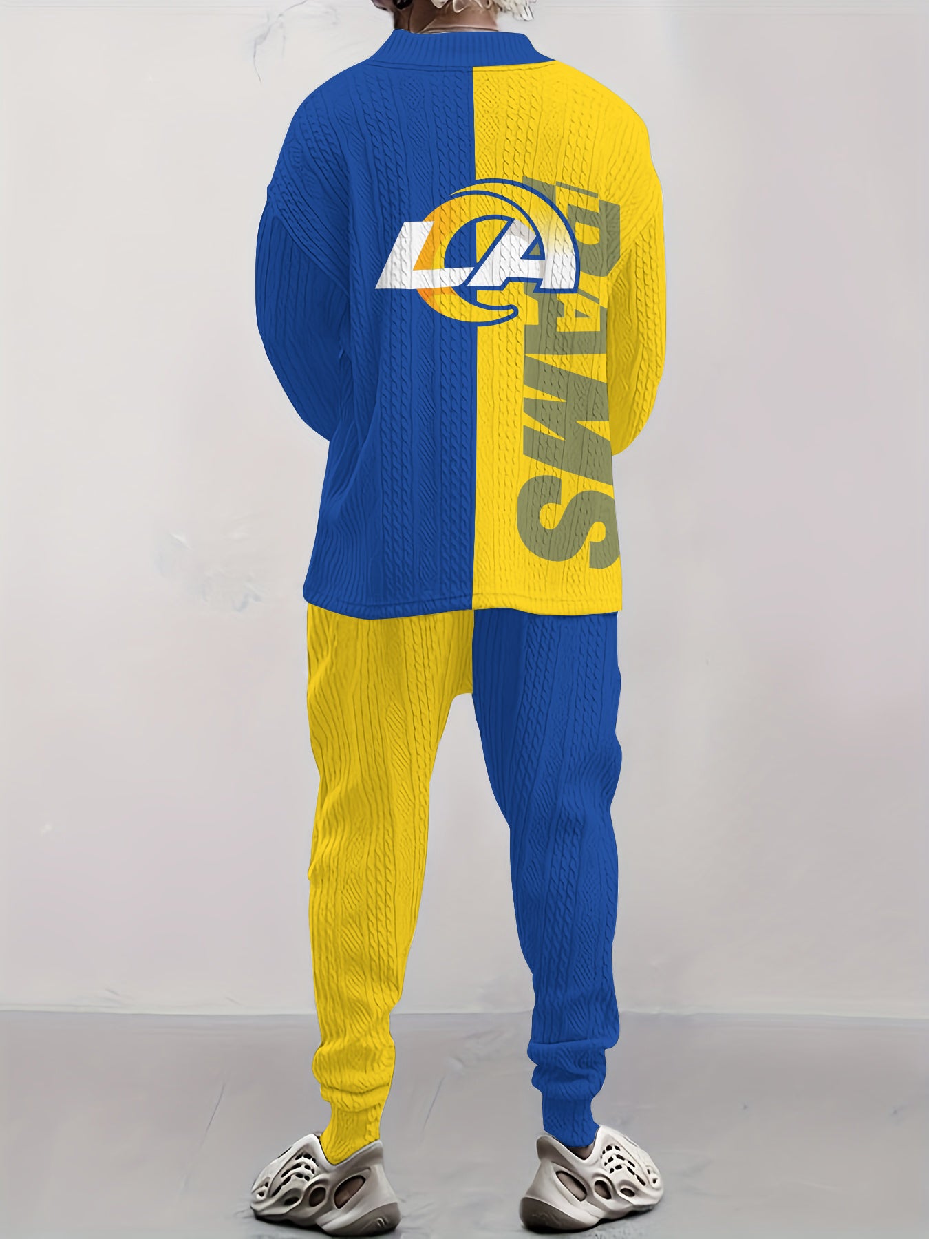 Los Angeles Rams  Classic All-Season Long Sleeve V-Neck Pullover Sweater