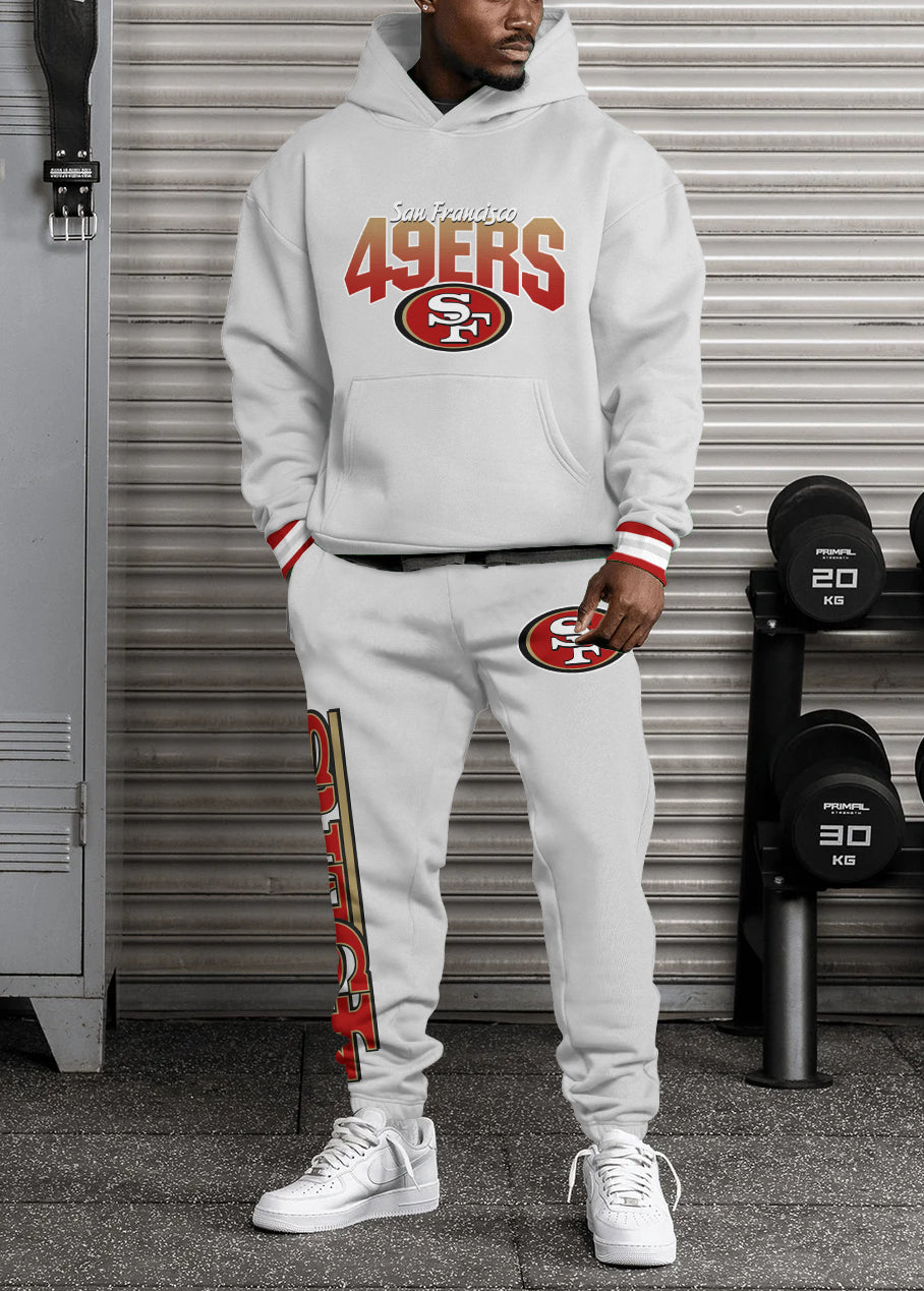 San Francisco 49ers 3D Printed Pullover Hoodie And Sweatpant 2pcs Tracksuits