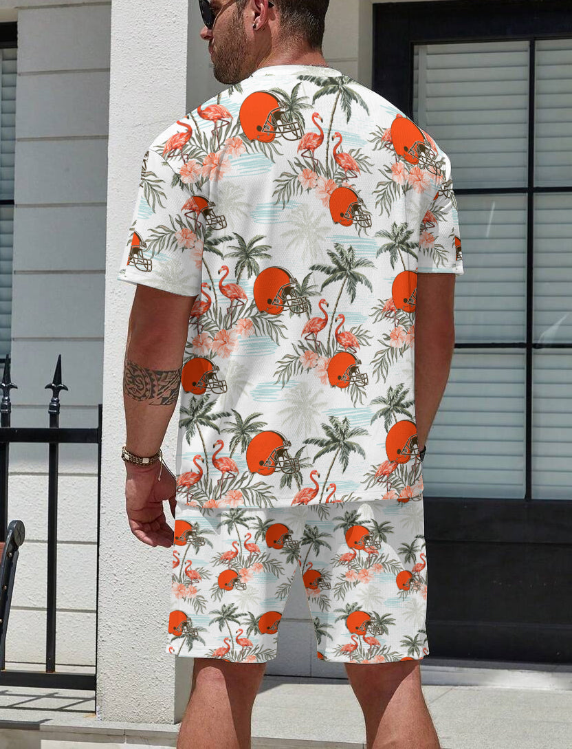 Cleveland Browns Limited Edition Top And Shorts Two-Piece Suits