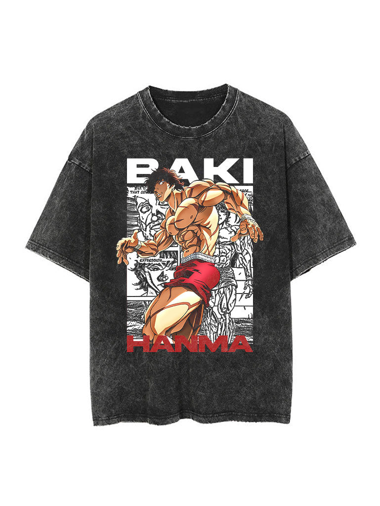 Baki Hanma Panel Vintage Tee