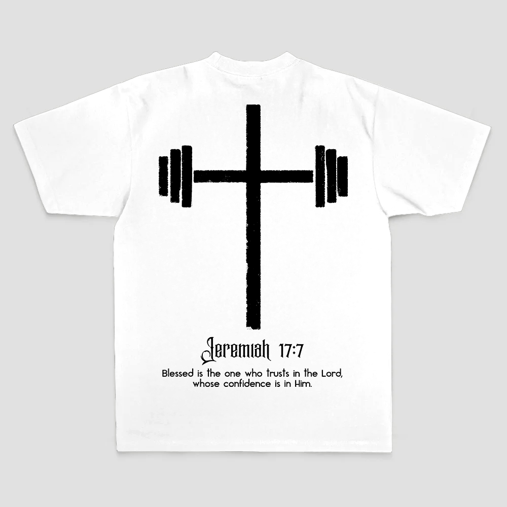 Jeremiah 17:7 Blessed Is The One Who Trusts In The Lord Printed Men's T-shirt