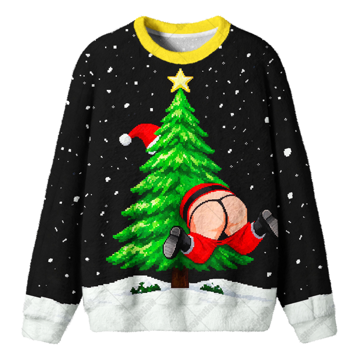 XMAS BUM UGLY CHRISTMAS SWEATSHIRT — image 1